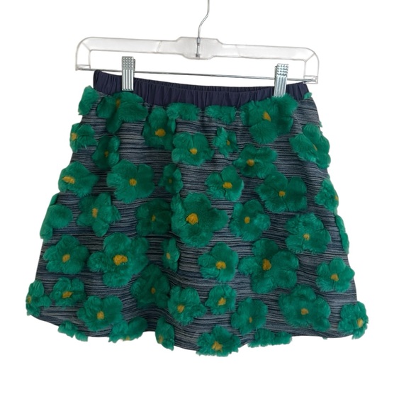 Queen Of Sparkles Colorblock Fur Flower Skirt & Top Set XS - Picture 6 of 13